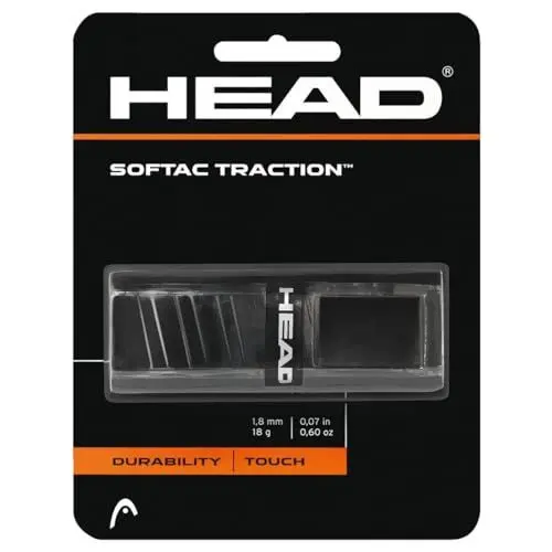 Produktbild: HEAD Unisex-Erwachsene Softac Traction Griffband, schwarz, Einheitsgröße