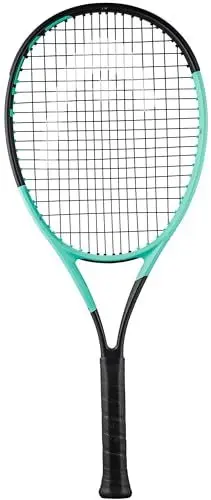 Produktbild: HEAD Unisex-Youth Boom Jr. 2024 Tennisschläger, Schwarz/Mint, 9-11 Jahre