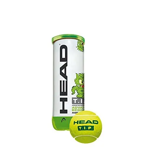 Produktbild: HEAD Unisex-Youth Tip grün Tennisbälle, Gelb, Einheitsgröße