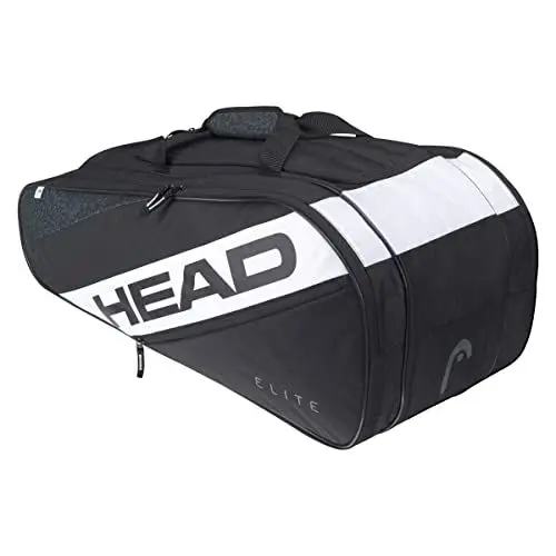 Produktbild: HEAD Unisex – Erwachsene Elite Allcourt Tennistasche, schwarz/weiß
