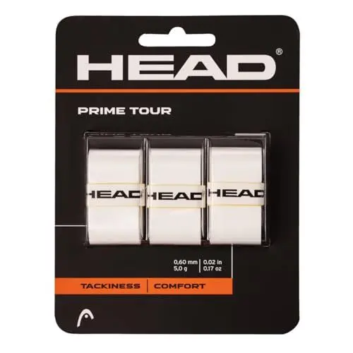 Produktbild: HEAD Unisex – Erwachsene Prime Tour 3 Overgrip, White, One Size