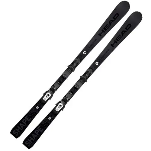 Produktbild: Ski Alpinski Pisten Ski - Head Shape SX Black Edition -156cm - SpeedRocker - inkl. Bindung PR11 GW Z3-11 - für Könner und Fortgeschrittene - präparierte Piste
