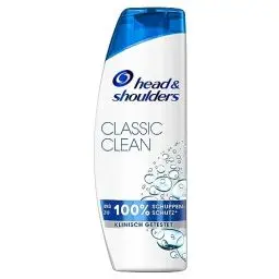 Produktbild: Head & Shoulders Classic Clean Anti-Schuppen-Shampoo 300ml zur Täglichen Anwendung, bis zu 100 Prozent Schuppenschutz, klinisch getestet, für jeden Haar- und Kopfhauttyp, sauberes Frischegefühl
