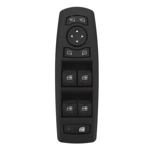 Produktbild: Headerbs Elektrischer Fensterheberschalter für Autos, Elektrischer Fensterheber-Hauptschalter 254000015R, 809610006R Fahrerseitentür-Fensterschalterknopf für Laguna 2008 Bis 2016