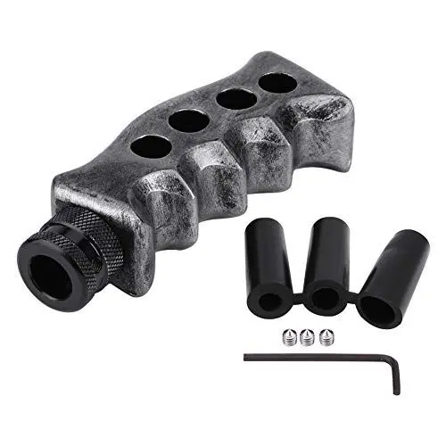 Produktbild: Schaltknauf, Universal-Schaltgetriebe Auto Gun Grip Messergriff Schalthebelknauf Shifter(Titanfarbe)
