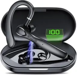 Produktbild: FAMOO Bluetooth Headset, Kabelloses Headset mit Noise Cancelling Mikrofon CVC8.0, Bluetooth V5.3 Kopfhörer,100 Std Spielzeit