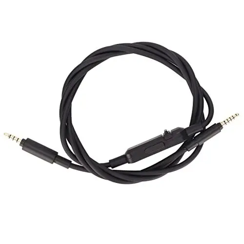 Produktbild: Headset-Kabel, Universal-Headset-Kabel-Ersatz für Beyerdynamic MMX 300 2nd Gen und Andere Kopfhörer, die mit 3,5-mm-Stecker Kompatibel Sind