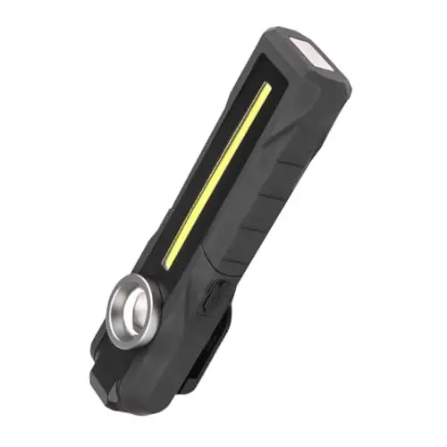 Produktbild: HEALEEP Faltbare Taschenlampe Mit Magnet Usb Aufladbare Arbeitsleuchte Extrem Helle Funktionslampe Für Outdoor-aktivitäten Zum Camping Wandern Angeln Und Notfälle