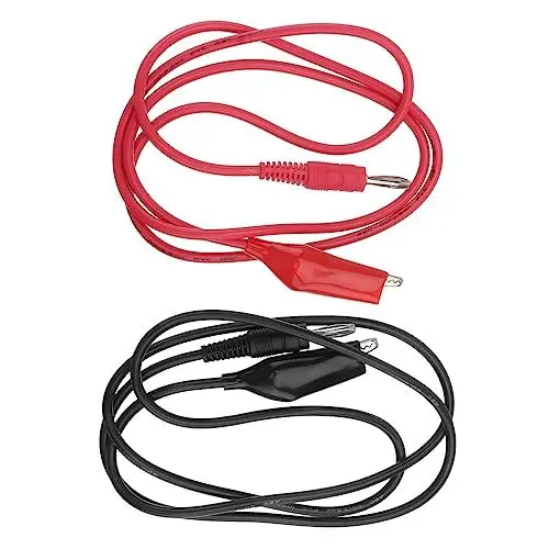 Produktbild: HEALEEP Multimeter Testleitungen mit Krokodilklemmen Flexible Kabel für Elektronische Prüfungen Geeignet für Multimeter Stromversorgung und für Digitale Schaltungen und Industrielle
