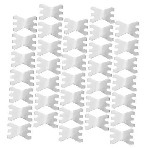Produktbild: Healeved 100 Stück Aluminium-bandagenschnallen Bandagenverschlüsse Für Füße Wiederverwendbare Moleskin-clips Kompakte Bandagenfixierer