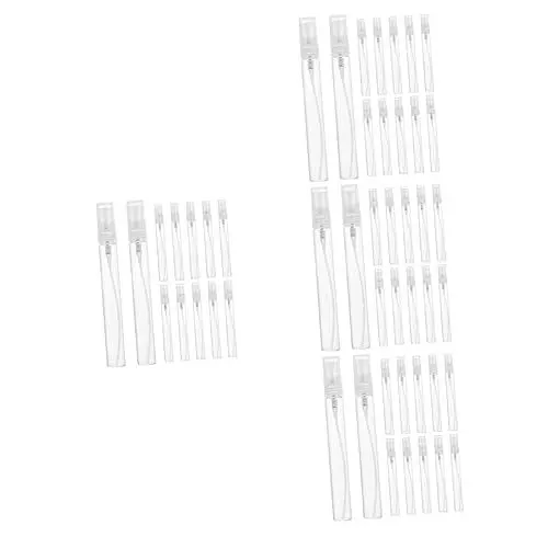 Produktbild: Healeved 100 Stk Sprühflasche Parfümflasche Wieder Auffüllbar Parfüm-sprühflasche Leere Parfümflaschen Mini Behälter Für Toilettenartikel Wiederverwendbare Parfümflaschen Transparent Glas