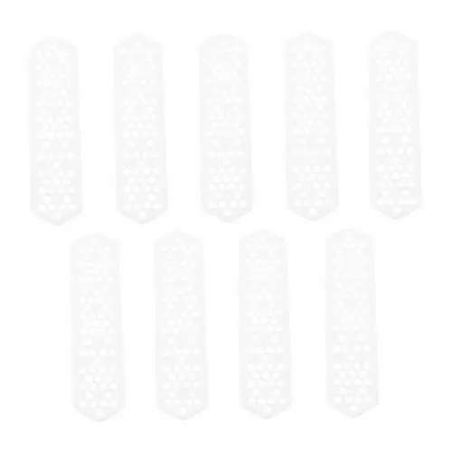 Produktbild: Healeved Haar Salon Essential 10 Stück Hitzebeständige Dauerwellenplatten Hitzeblockierende Friseurwerkzeuge Friseurbedarf Robuste Zufällige Farbe