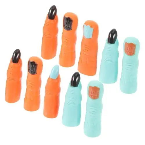 Produktbild: Healeved Gruselige Halloween-streich-requisiten 10er-pack Hexenfinger Nagelkunst Cosplay-kostümzubehör