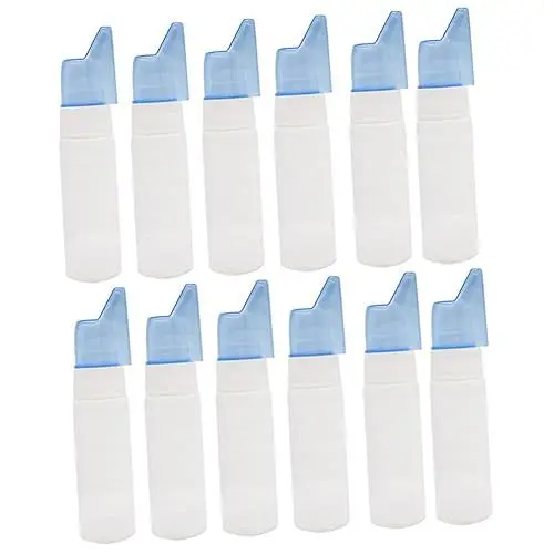 Produktbild: Healeved 12 Stk 70ML Nasenspray nasenspray flasche Nasenspray für Nasenpflege sprühen leere Flasche behälter sprühflasche kleiner nasenzerstäuber Nasensprayflasche leer Abs