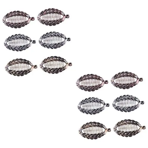 Produktbild: Healeved 12 Stk Haarschmuck Haarspangen Haarklammer haarbananenspangen haarclip haarstecker Fischschwanz Haar französischer pferdeschwanzhalter Haarnadel Haarspange in Fischform