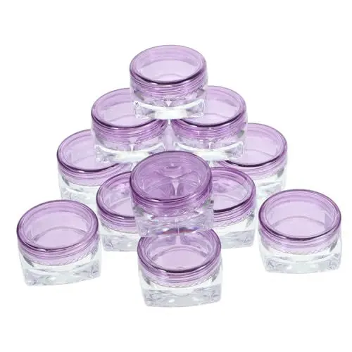 Produktbild: Healeved Tragbare Creme-vorratsdosen – 12 Mini-behälter Für Gesichtscremes Auslaufsicher Mit Einfachem Design