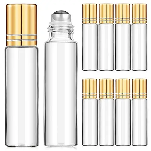 Produktbild: Healeved Rollerflaschen-set 15-teilig 10 Ml Rollparfümflaschen Behälter Mit Roller