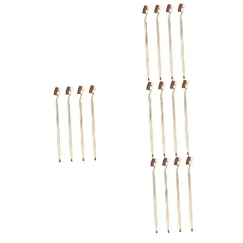 Produktbild: Healeved 16 Teiliges Make Up Pinsel Werkzeug Zahnbürste Eyeliner Pinsel Make Up Pinsel Concealer Pinsel Für Augenbrauen Make Up Pinsel Für Frauen Kleiner Abgewinkelter Make Up