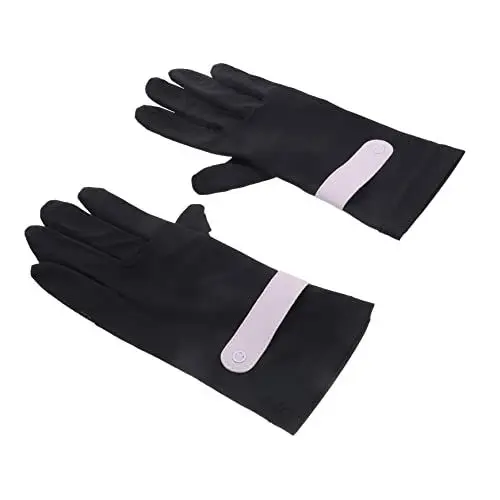 Produktbild: Healeved 1 Paar Atmungsaktive Angelhandschuhe Schwarzes Ellenbogenpolster Tragbare Angelhandschuhe Motorradhandschuh Atmungsaktive Trainingshandschuhe Sportzubehör Schleifblock Nylon Black