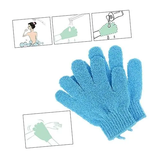 Produktbild: Healeved Badehandschuh-schrubberhandschuh Für Männer Und Frauen Körperpeeling-handschuh Spa-handschuh Dehnbare Passform Perfekt Für Dusche Und Bad
