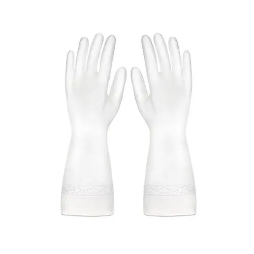 Produktbild: Healeved 1 Paar Latexhandschuhe Latex Handschuhe Geschirrspülhandschuhe Küchenhandschuhe Pvc-handschuhe Emulsion Handschuhe Waschen
