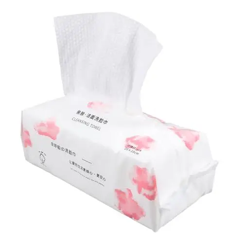Produktbild: Healeved 1packung Einweg-reinigungstücher Aus Baumwolle Für Gesichtsreinigung Sanft Und Hygienisch Trocken Und Nass Verwendbar Für Hautpflege Und Make-up-entfernung