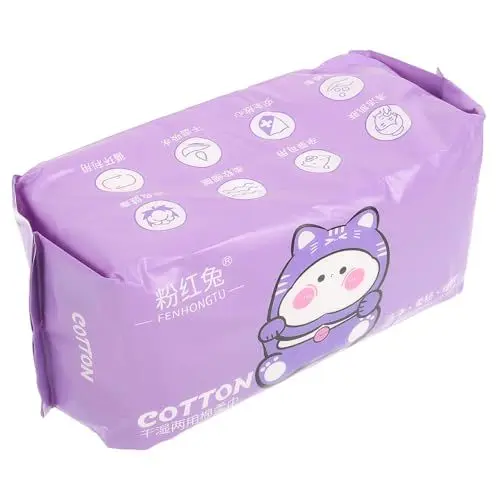 Produktbild: Healeved 1 Packung weicher Gesichtswaschlappen einmalhandtücher einmal handtücher Abschminktuch Gesichtsreinigungstuch Handtuch Gesichtstuch zum Abschminken Hautpflege-Waschlappen verdicken