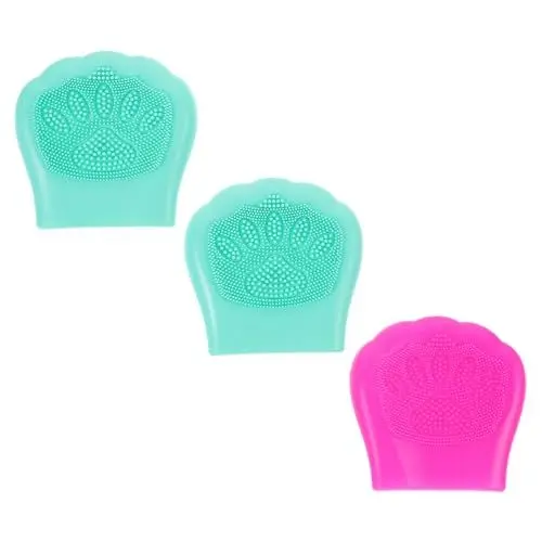 Produktbild: Healeved 3pc Set Katze Form Sanfte Gesicht Peeling Pinsel Silikon für