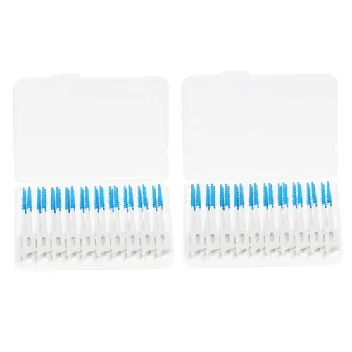 Produktbild: Healeved 1 Satz Interdentalbürste Tragbare Interdentalbürste Mundpflegebürste Mundhygiene Interdentalreinigung Interdentalbürste Zahnstocher Lebensmittelecht Pp 80st