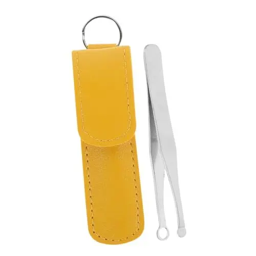 Produktbild: Healeved 1 Satz Nasenhaarspange aus Edelstahl kleine Nasenhaarpinzette Trimmwerkzeug für Nasenhaare nose hair trimmer for men nasenhaar trimmer Tragbarer Nasenhaarschneider Nasenschneider