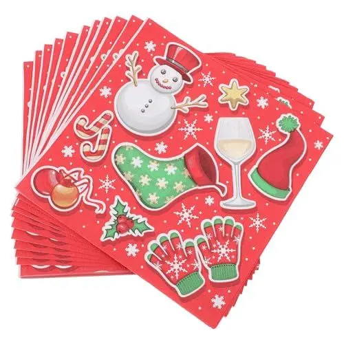 Produktbild: Healeved Weihnachtsservietten Party-servietten 20 Blatt/tasche Drucken Einweg-papierservietten