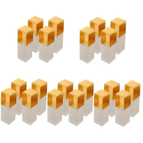 Produktbild: Healeved 20 Stück Quadratische Flüssige Foundation Flasche Kosmetische Reisebehälter Reiselotion Flaschen Leere Foundation Behälter Seifenspender Reiseflaschen Kleine Lotionsflaschen