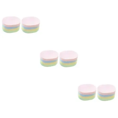Produktbild: Healeved 24 Stück Puderquaste Duschschwämme Für Frauen Esponjas Para Maquillaje Gesichtspeeling Schwamm Gesichtswäscher Make Up Rouge Make Up Puffs Badequaste Make Up