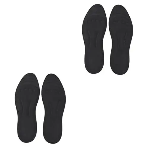 Produktbild: Healeved 2paare Flüssigkeit Glycerin Einlegesohlen Für Xxl Schweißabsorbierende Und Stoßdämpfende Fußmassage Kissen Für Optimale Unterstützung Und Schmerzlinderung