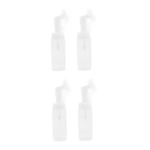 Produktbild: Healeved 2 Sätze Reinigungsmilch Körperreiniger Körperwaschmittel Plastikflasche Toilettenartikel Reiseflasche Schäumende Handseife Feuchtigkeitspumpe Kieselgel Transparent 2 Stück * 2