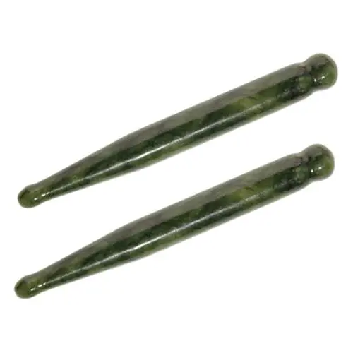 Produktbild: Healeved Stift- Jade 2 Augencreme-applikatoren Natürliches Massagewerkzeug Für Druckpunkt-massagegerät