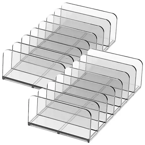 Produktbild: Healeved 2-teilige Stapelbare Make-up-organizer-box Make-up-etui Mit Ständer Aufbewahrung Für Lidschattenpaletten