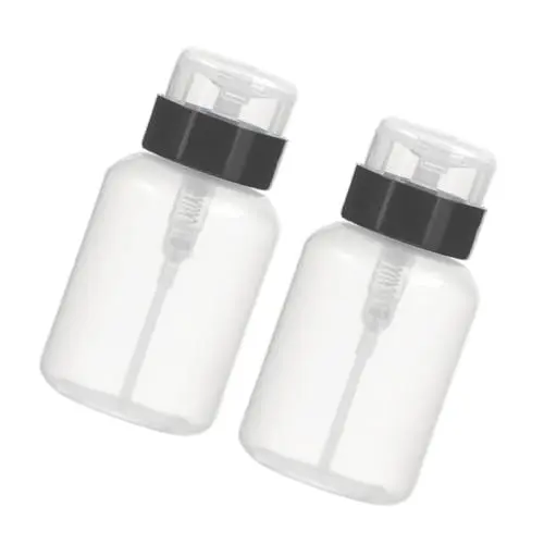Produktbild: Healeved Druckpumpflasche 2er-pack Druck-make-up-entferner-spenderflaschen für Die Aufbewahrung Von Flüssigkeiten Aus Nagellackentferner