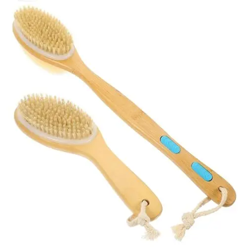 Produktbild: Healeved 2st Körperbürste Trockener Pinsel Körperwäscher Körperpeelingbürste Rückenschrubber Für Die Dusche Badebürstenwäscher Hautpeelingbürste Für Den Körper Duschbürstengriff Hemu