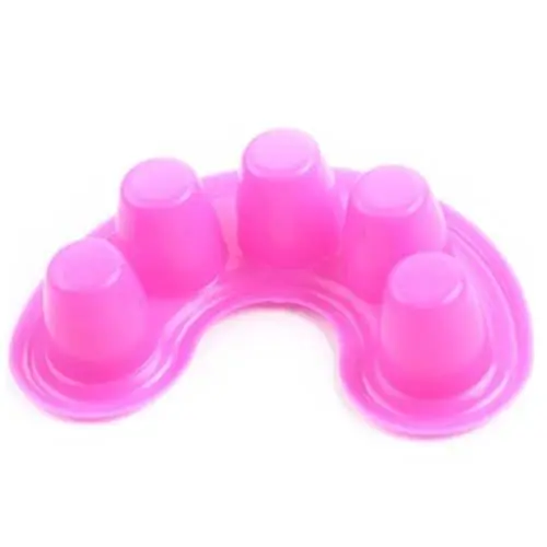 Produktbild: Healeved 5-finger Nail Art Einweichschale Entfernerschale Maniküre Einweichschale für Nagellackentfernung Zu Hause