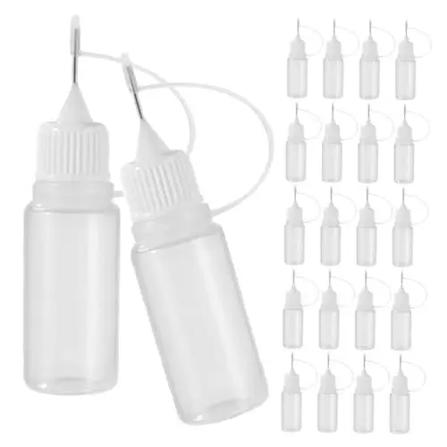 Produktbild: Healeved 30St Flaschen Bastelmaterial Quilling-Kleberflasche diy bausatz diy kits kleine Ölfläschchen Behälter für Maschinenöl Füllung Miniflasche kleine Ölflasche flüssiges Lecythus