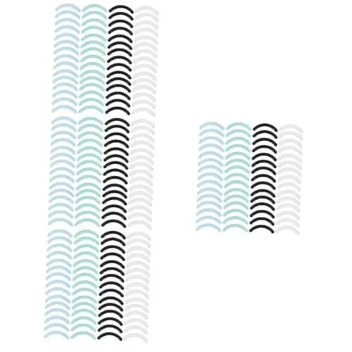 Produktbild: Healeved 320 Stück Wimpernzange Streifen Lockenwickler Füllstoffe Lockenwickler Ersatz Nachfüllungen Pads Curling Clip Kissen Wimpern Schönheitsbedarf Salonbedarf Wimpern Curling Clip Pads