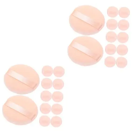 Produktbild: Healeved 32 Stk Puderquaste Kosmetikschwämme Make-up-tools Beauty-puffs Make-up-pads Gesichtspuderschwamm Runder Make-up-schwamm Foundation-puff Kraftstoß Das Gesicht Reine Baumwolle Pulver