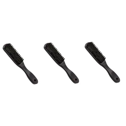 Produktbild: Healeved 3St Bartzubehör hair treatment haar pflege beard care Bartpflegeprodukt Haarbürste für lockiges Haar Bartbürste Haarbürste für Männer Herren Bart Bartkamm Friseurwerkzeug Hölzern