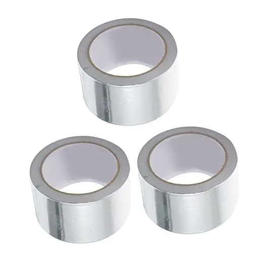 Produktbild: Healeved 3St Folienband Klebeband schwer Schlauchband silbernes Klebeband wand reparaturband Klebeband für Dachreparaturen Rohrreparaturband Klebeband aus Aluminiumfolie Siegel Silberfolie