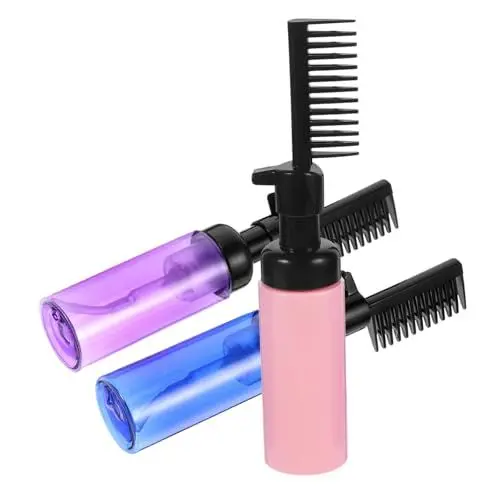 Produktbild: Healeved Haarfärbespenderflaschen 60 Ml Kammflaschen-set Salon-applikatorflaschen Zum Haarefärben
