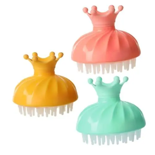Produktbild: Healeved 3St Shampoobürste für Kinder Babyhaarbürsten Peelingbürste kinderhaarbürste kinder badewannenmatte Wannenwäscher Babyversorgung Körperpflegeprodukte Haushalt Zubehör Shampoo-Bürste