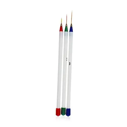 Produktbild: Healeved Nailart-stift 3er-pack Weiß Leicht Zu Handhaben Ideal Zum Punktieren Und Malen