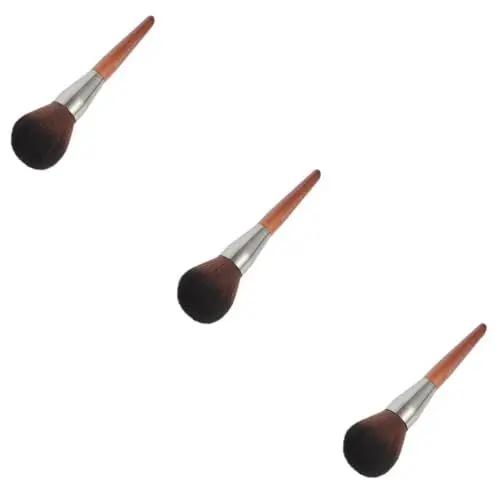 Produktbild: Healeved 3 Stück Große Lose Puderpinsel Foundation Mischpinsel Praktischer Make Up Pinsel Für Das Gesicht Loser Puderpinsel Flauschiger Make Up Pinsel Einfacher Make Up Pinsel