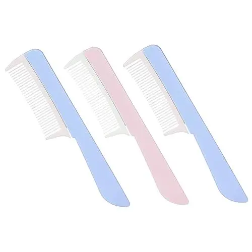 Produktbild: Healeved Kämme Für Lockiges Haar 3-teiliges Haarstyling-kamm-set Breiter Kamm Volumen-styling-werkzeug Für Männer Und Frauen Zufällige Farbe